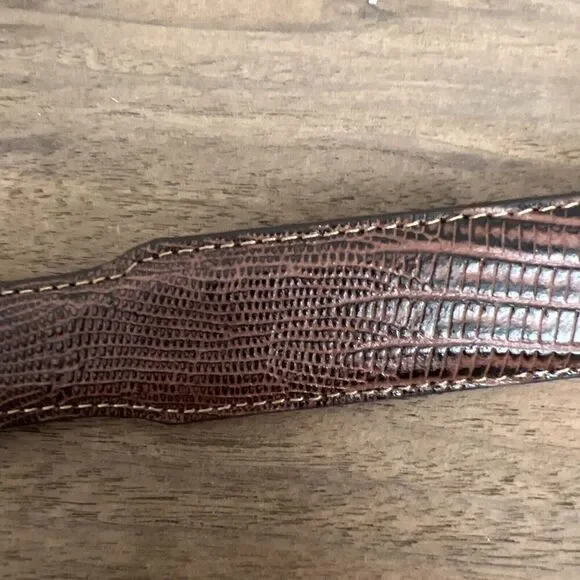 Johnston & Murphy‎ Belt 40 Brown Leather 75-3433 - Picture 5 of 16